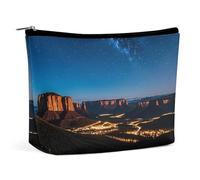 RKJVB Trousse de maquillage de style occidental de nuit pour femme, trousse de toilette portable, sac de rangement, grande pochette de maquillage, trousse de maquillage esthétique pour voyage,