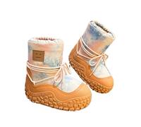 RKK Bottes De Neige D'hiver À Plateforme For Femmes, Bottes En Fausse Fourrure Duveteuse, De Ski Imperméables À Lacets, Chaussures D'extérieur En Coton Pelucheux For Femmes(Mix color,39)