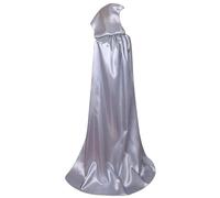 RKK Cape D'Halloween, Cape De La Mort Noire, Costume De Sorcière, De Diable, De Vampire, For Enfants, Cosplay(Silver,130cm)