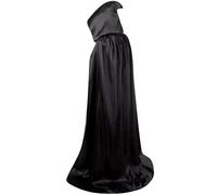 RKK Cape D'Halloween, Cape De La Mort Noire, Costume De Sorcière, De Diable, De Vampire, For Enfants, Cosplay(Black,90cm)