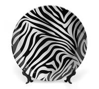 Rkklvbns Assiettes décoratives en porcelaine anglaise avec support de présentation - 25,4 cm - Pour décoration murale de la maison et du bureau