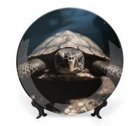 Rkklvbns Assiettes décoratives en porcelaine anglaise de 15,2 cm avec support de présentation, assiettes à dessert pour décoration murale de maison et de bureau
