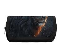 Rkklvbns Belle trousse à crayons double grande capacité avec fermeture éclair multi-fentes pour stylos élégante
