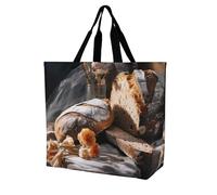 Rkklvbns Bread in Bakery Sac fourre-tout pour femme Sac à bandoulière Sac à main de rangement portable léger et durable pour le travail, les voyages