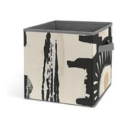 Rkklvbns Grand panier de rangement pliable avec poignées, motif imprimé africain, pour organiser des livres, des couvertures, des jouets
