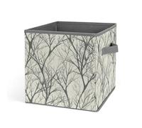 Rkklvbns Grand panier de rangement pliable en forme de branche d'arbre avec poignées, pour organiser des livres, des couvertures, des jouets