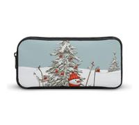 Rkklvbns Grande trousse à crayons portable avec fermeture éclair - Rangement simple - Esthétique - Papeterie pour bureau, université, adulte