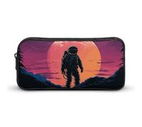 Rkklvbns Grande trousse à crayons portable avec fermeture éclair - Rangement simple - Esthétique - Pour bureau, université, adulte