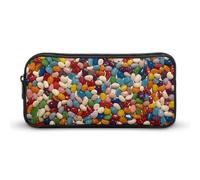 Rkklvbns Grande trousse à crayons portable avec fermeture éclair - Rangement simple - Esthétique - Pour bureau, université, adulte
