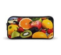 Rkklvbns Grande trousse à crayons portable avec fermeture éclair - Rangement simple - Esthétique - Pour bureau, université, adulte