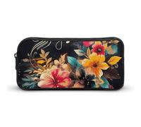Rkklvbns Grande trousse à crayons portable avec fermeture éclair - Rangement simple - Esthétique - Pour bureau, université, adulte