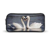Rkklvbns Grande trousse à crayons romantique avec fermeture éclair - Rangement simple - Esthétique - Pour bureau, université, adulte