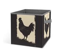 Rkklvbns Grands bacs de rangement pliables en tissu pour vêtements, livres, couvertures, jouets
