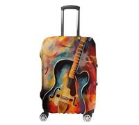 Rkklvbns Housse de bagage de voyage pour guitare aquarelle abstraite, housse de protection élastique pour valise de 48,3 à 81,3 cm, Style :, L, Housse de valise