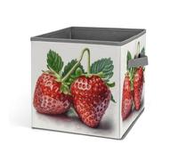 Rkklvbns Lot de 2 bacs de rangement pliables en tissu avec poignées pour organiser livres, couvertures, jouets