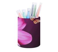 Rkklvbns Porte-stylo rond en forme de fleur de couleur - Élégant - Décoration de bureau - Porte-pinceaux de maquillage - Boîte de rangement multifonction pour bureau et maison