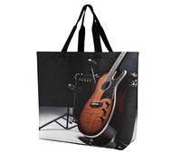 Rkklvbns Sac fourre-tout à bandoulière pour instruments de musique et guitare - Sac de rangement portable léger et durable pour le travail, les voyages