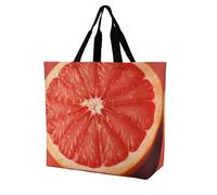 Rkklvbns Sac fourre-tout pour femme en forme de tranche de pamplemousse mûr, sac fourre-tout à bandoulière, sac de rangement portable, léger et durable pour le travail, les voyages, sac décontracté