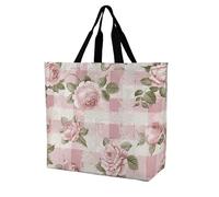 Rkklvbns Sac fourre-tout pour femme motif pêche rétro sac à bandoulière sac de courses sac à main de rangement portable léger durable pour le travail, les voyages