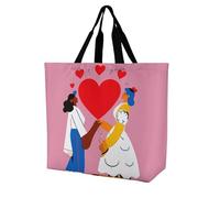 Rkklvbns Sac fourre-tout pour femme - Sac fourre-tout à bandoulière - Sac de rangement portable - Léger et durable - Pour le travail, les voyages