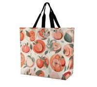 Rkklvbns Sac fourre-tout rond pour femme - Sac fourre-tout à bandoulière - Sac de rangement portable léger et durable pour le travail, les voyages
