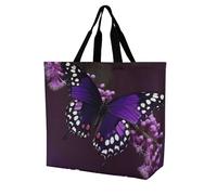 Rkklvbns Sac fourre-tout violet prune pour femme - Sac fourre-tout à bandoulière - Sac à main de rangement portable léger et durable pour le travail, les voyages