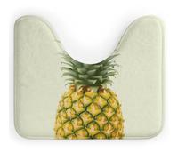 Rkklvbns Tapis de bain antidérapant en forme d'ananas frais - Doux et absorbant - 50,8 x 40,6 cm - Pour lavabo, baignoire, douche et toilettes