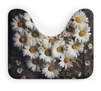 Rkklvbns Tapis de toilette en forme de cœur antidérapant et absorbant pour lavabo, baignoire, douche et toilettes, 50,8 x 40,6 cm