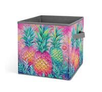 Rkklvbns Trois grands bacs de rangement en tissu avec poignées, grand panier de rangement pliable en tissu pour vêtements, livres, couvertures, jouets