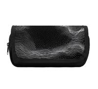 Rkklvbns Trousse à crayons double grande capacité avec fermeture éclair et compartiments multiples pour le bureau