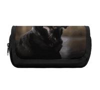 Rkklvbns Trousse à crayons Labrador Retriever - Double grande capacité - Durable - Avec fermeture éclair - Multi-fentes - Boîte de rangement élégante pour le bureau