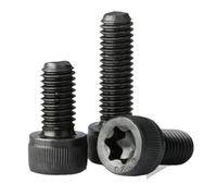 RKODRSMG 5/10/20 pièces M3 M4 M5 M6 M8 M10 M12 Six lobes en Acier avec vis à tête Torx en Acier Noir de qualité 12.9(50mm,M10 5pcs)