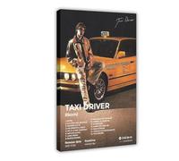Rkomi Affiche d'art Hip Hop pour album de musique taxi Driver Couverture Tracklist Rappeur chanteur Fans Cadeau Décoration murale Décoration murale pour salon chambre 61 x 91,4 cm