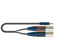 RKSA192-2 - Câble audio RokSolid minijack stéréo - 2 x XLR mâle 2 m