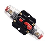 RKURCK Disjoncteur 100 A Réinitialisation manuelle Inline Fusible Onduleur pour Voiture Marine Moteur Bateau ATV Audio Solar Inverter Protection 12V-24V DC 100A