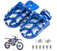 RKV86 Repose-pieds MX pour moto tout-terrain avec ressorts, matériau en aluminium, processus d'usinage CNC, repose-pieds MX pour YZ65 18-23 YZ85 02-23 YZ125 97-23 YZ250 98-23 YZ250F 01-23 YZ125X 17-23