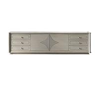 RKVXCJHDR Meuble TV avec trépied - Meuble de rangement avec 6 tiroirs - 170 cm - Pour salon, chambre à coucher, salon