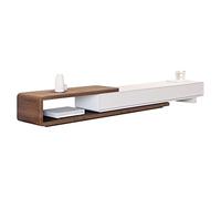 RKVXCJHDR Meuble TV extensible moderne minimaliste pour salon de 150 à 218,4 cm, peut accueillir une TV jusqu'à 228,6 cm, consoles TV pour salon (B)
