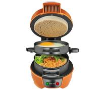 RKXKJ Appareil À Sandwich Électrique, Appareil À Muffins, Burgers, avec Anneau De Cuisson pour Œufs, Plaques De Cuisson Antiadhésives, Idéal pour Hamburgers, Snacks Et Petits-déjeuners Rapides.