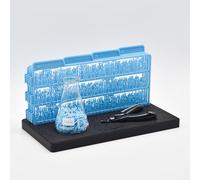 RKXKJ Calendrier De Bureau Créatif, Kit De Visualisation du Temps, Calendrier Perpétuel Symbolique, avec Base, Flacon Conique Et Effet Lumineux, pour Découper Et Conserver Le Temps