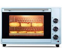 RKYRRKI Four multifonction 40 l, 1600 W, rôtissoire, fonction de circulation d'air, minuterie de 60 minutes, porte en verre, double chaleur, supérieure et inférieure, éclairage intérieur, grille-pain