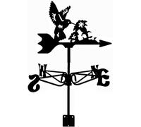 RKYRRKI Girouette décorative exquise en métal, girouette en acier inoxydable, girouette vintage