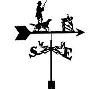 RKYRRKI Girouette décorative pour jardin, jardin, cour, scène, durable, outil de mesure, outil de construction, piquet de jardin, indicateur de direction du vent