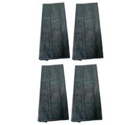 Rkz327 Lot de 4 bottes pour cheval en maille pour réduire les coups de pied, les dommages au sabot et la fatigue des jambes (noir, taille unique)