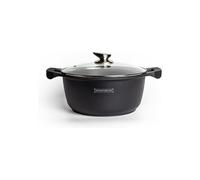 RL-BS28M: Marmite Enduite Avec Couvercle En Verre - 28cm Royalty Line