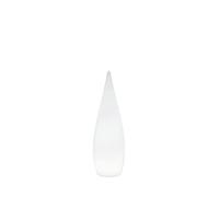 RL LIVE YOUR LIGHT Reality Leuchten Palmas R45101101 Lampadaire d'extérieur à piles en plastique blanc avec LED 3 W à changement de couleur et télécommande Hauteur 80 cm
