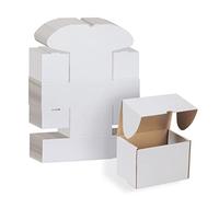 RLAVBL Boite Carton Expédition 15.3x10.2x10.2 cm, Lot de 25 Boites Carton en Blanche
