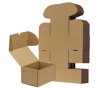 RLAVBL Boite Carton Expédition 17.8x12.7x10.2 cm, Lot de 25 Boites Carton en Marron