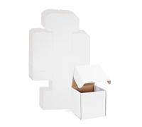 RLAVBL Boîte Carton Expédition 20.3x20.3x20.3 cm, Lot de 15 Boîtes Carton en Blanche