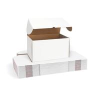RLAVBL Boîte Carton Expédition 30.5x15.3x15.3 cm, Lot de 15 Boîtes Carton en Blanche